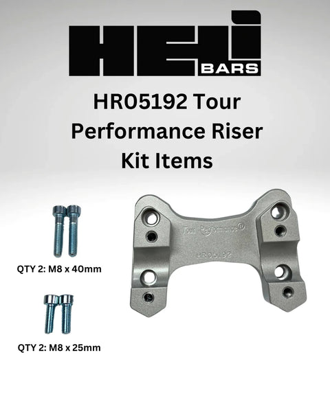 HeliBars BMW R1300GS/GSA Tour Performance Handlebar Risers