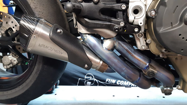 Ducati Panigale V4S & V4R Vandemon Full Titanium Exhaust System 2018-20