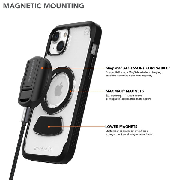 ROKFORM iPhone 15 Plus | Eagle 3™ Magnetic Golf Clear Phone Case