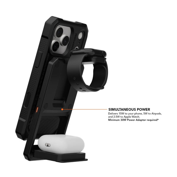 ROKFORM 3-in-1 Foldable Wireless Charging Stand