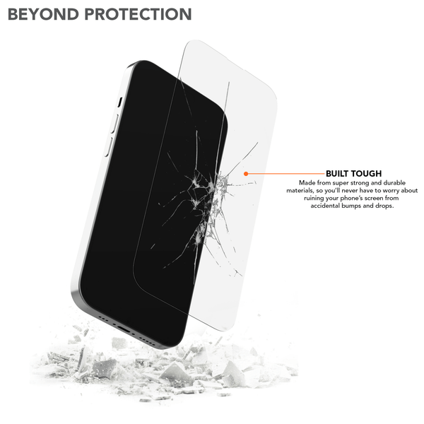 ROKFORM iPhone 15 Pro Max Tempered Glass Screen Protector (2 Pack)