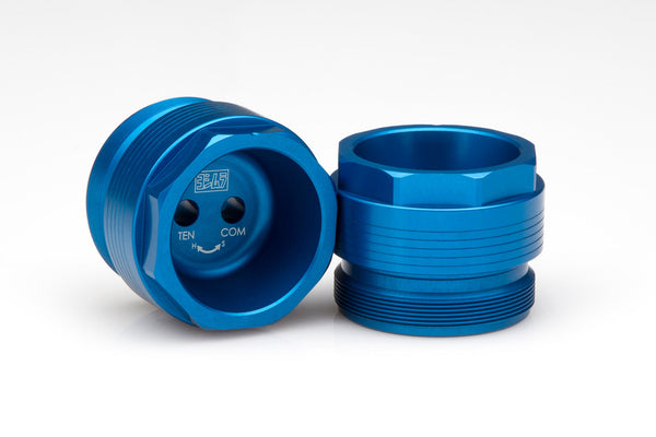 GSX-R1000 09-24 Blue Fork Tube Extender Caps