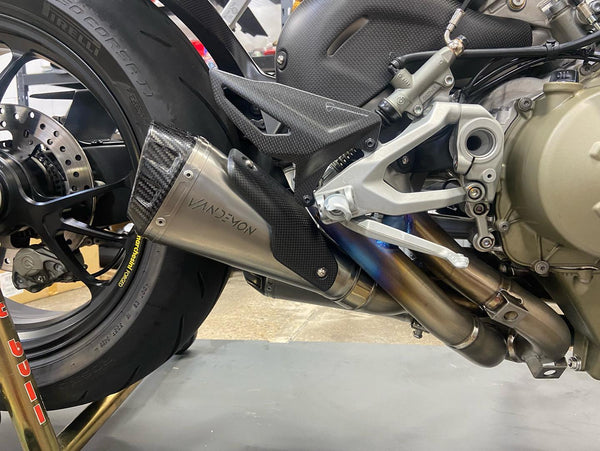 Ducati V4/ V4S / V4R Panigale & Streetfighter Vandemon Full Titanium Exhaust system 2023-2024