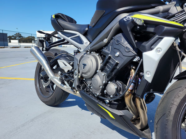 Triumph 765 S/R/RS Street Triple Vandemon Full Titanium Exhaust 2018-2022