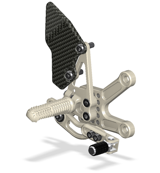 Rear Set Kit, ZX10R, 16- , Aero Hard 325110G