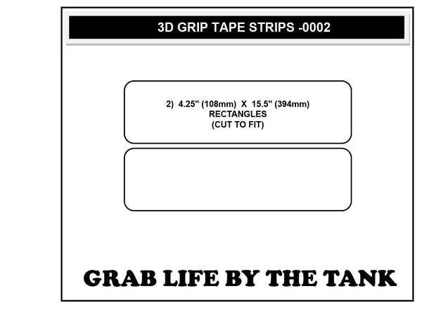 STOMPGRIP All-Purpose 3D Griptape: Strips (0002)