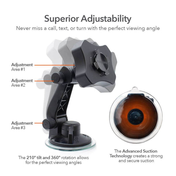 ROKFORM RokLock® Windshield Suction Mount