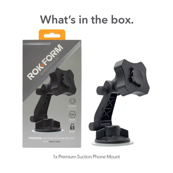 ROKFORM RokLock® Windshield Suction Mount