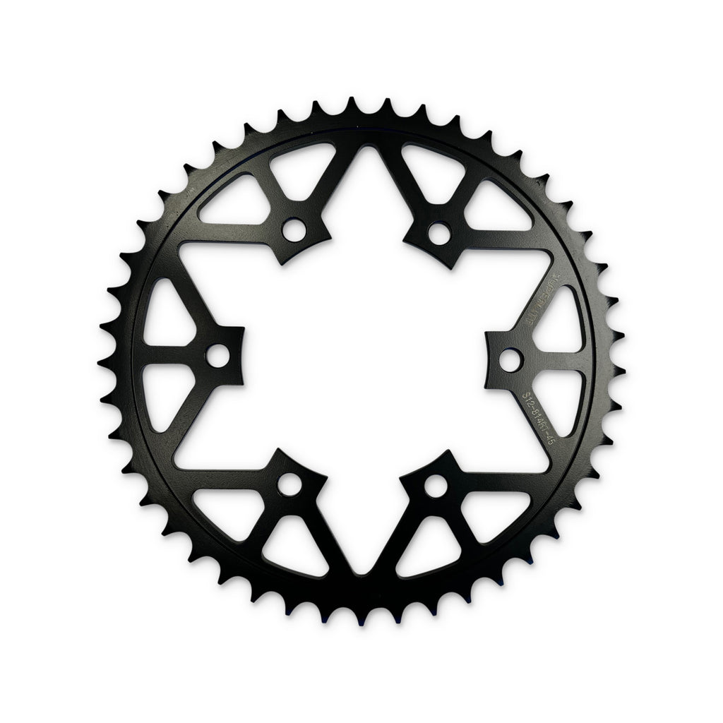 Superlite 520 Pitch - RSX Series Black Steel Rear Aprilia Sprocket - SKU# 35806RST