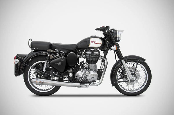 ZARD Exhaust Conical Slip-On Royal Enfield Bullet 350 / 500 2006-2009 image 9
