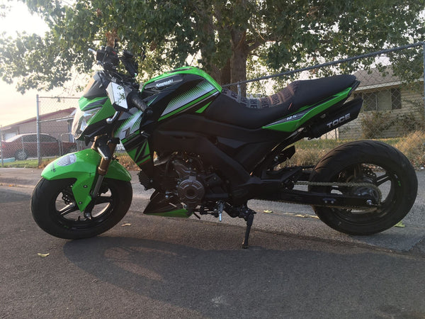 TOCE T-Slash Undertail Full Exhaust - Kawasaki z125 (17-26)