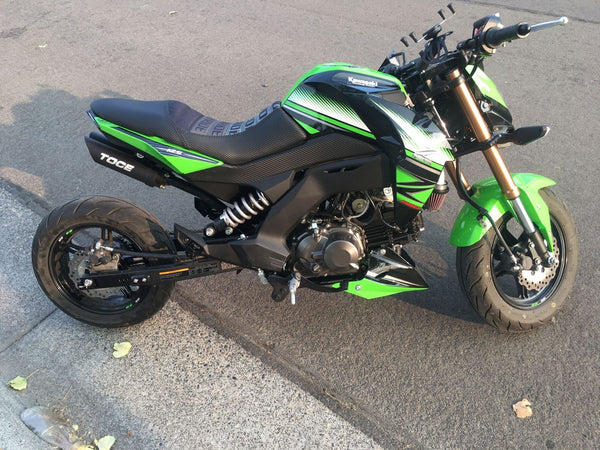 TOCE T-Slash Undertail Full Exhaust - Kawasaki z125 (17-26)
