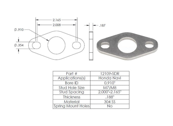 SS FLANGE FOR 19600-401D (19600SDR)