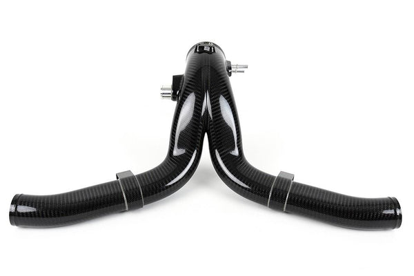 Porsche 991.1 Turbo Non-S/S IPD Carbon High Flow Y-Pipe ('13-'16) | Part #91600