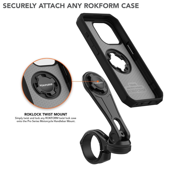 ROKFORM Motorcycle Handlebar Phone Mount