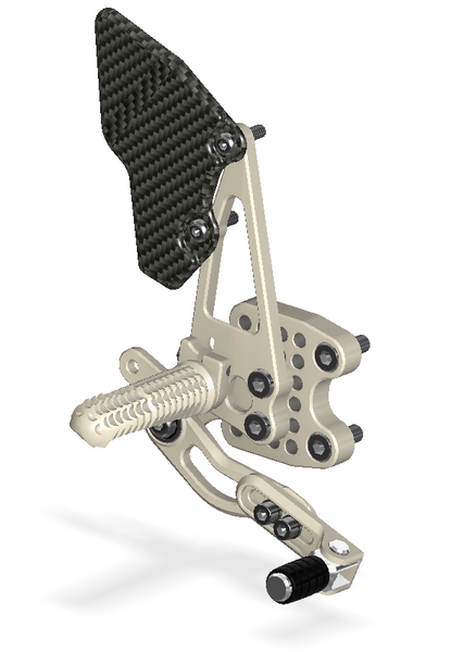 Rear Set Kit, GSXR1000 05-06, Aero Hard 415110G