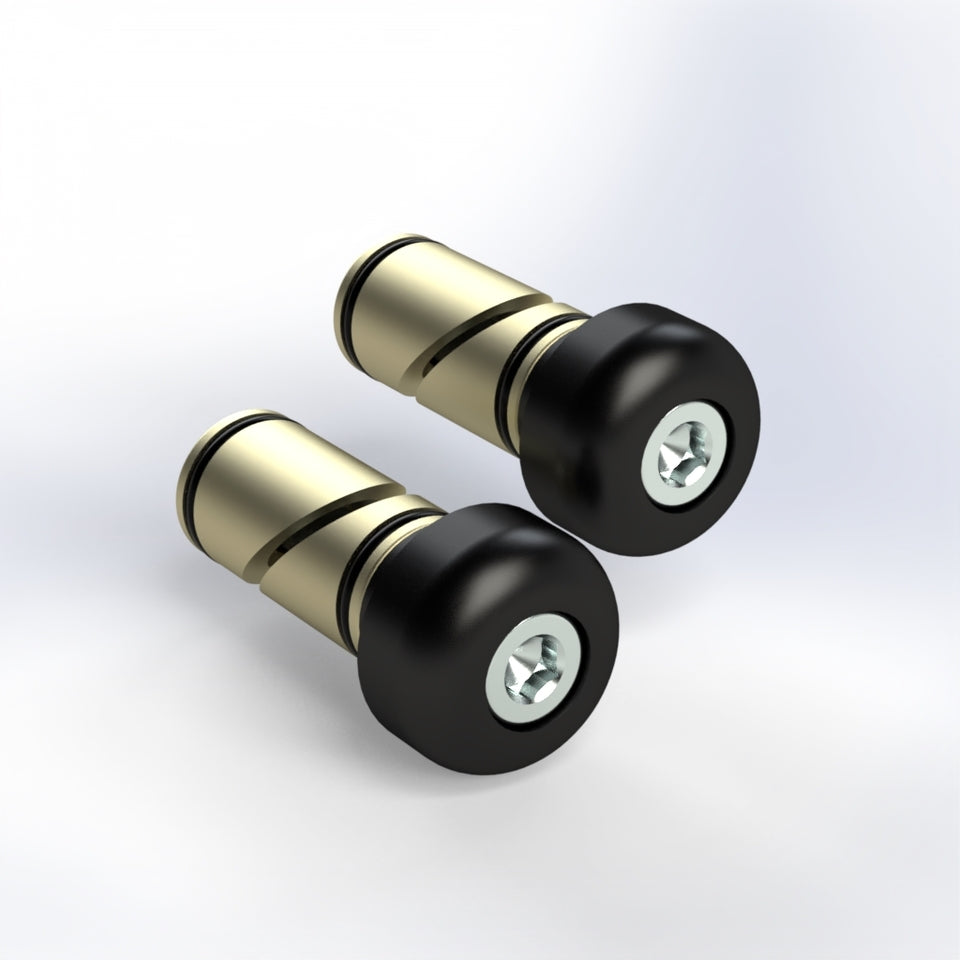 KBIKE Set handlebar ends in plastic CONT0419-2