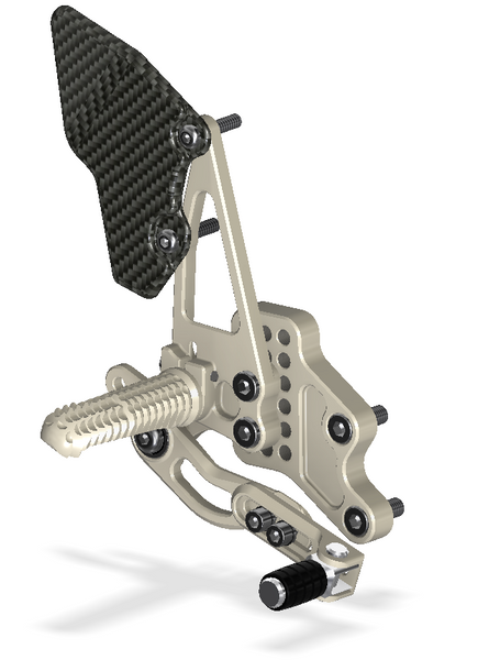 Rear Set Kit, GSXR600/750 06-10 , w/Shift Lever, Aero Hard 418110G