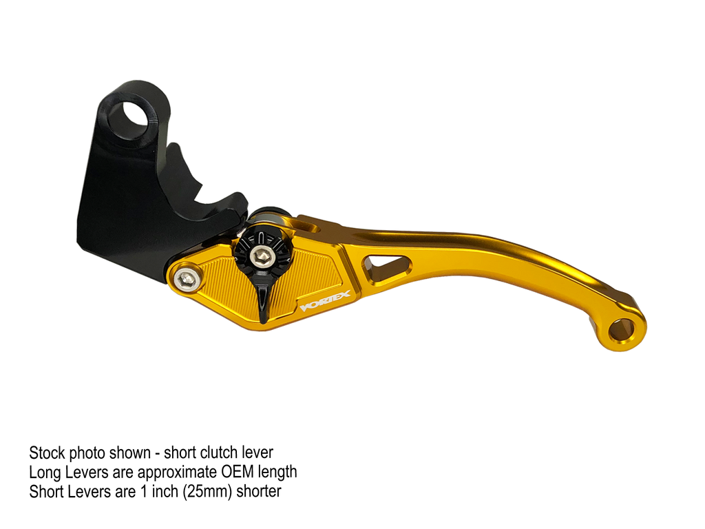 Vortex H-L225 D80 Brake Lever Short — Gold (LVB173G)