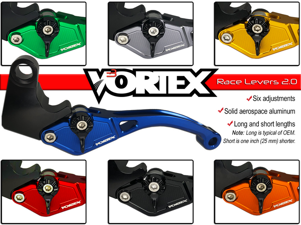 Vortex H-L226 M1 Brake Lever Long — Gold (LVB209G)
