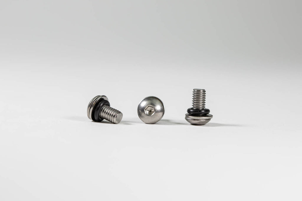 0440 SS Skid Pad Hardware Kit 5x10 Button Head w/o-ring and washer - Woodcraft Technologies