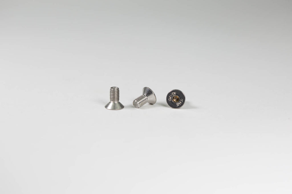 0335 SS Skid Pad Hardware Kit 5x10 Flat Head (NO O-RING) - Woodcraft Technologies