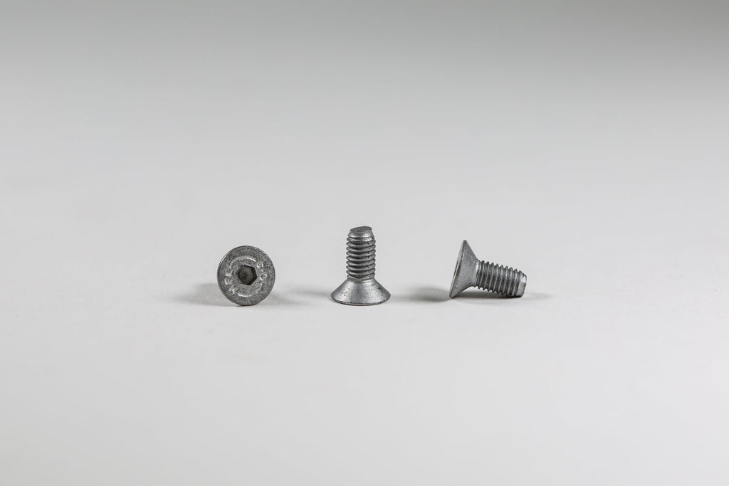 0335 Aluminum Skid Pad Hardware Kit 5x12 Flat Head (NO O-RING) - Woodcraft Technologies