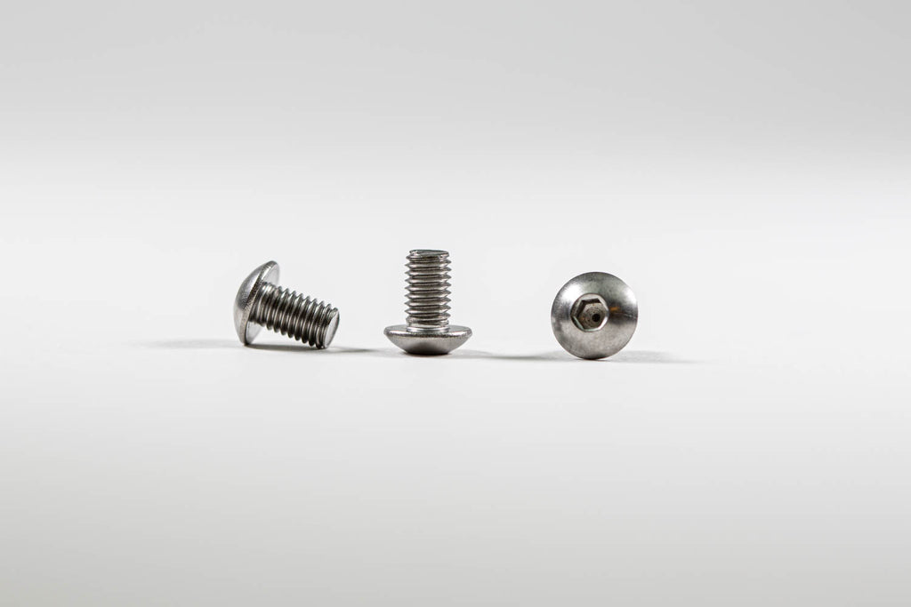 0247 SS Skid Pad Hardware Kit 5x8 Button Head (NO O-RING) - Woodcraft Technologies