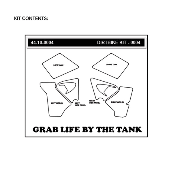 STOMPGRIP Yamaha YZ125/250 96-01 Dirt Bike 3D Griptape Kit (0004)