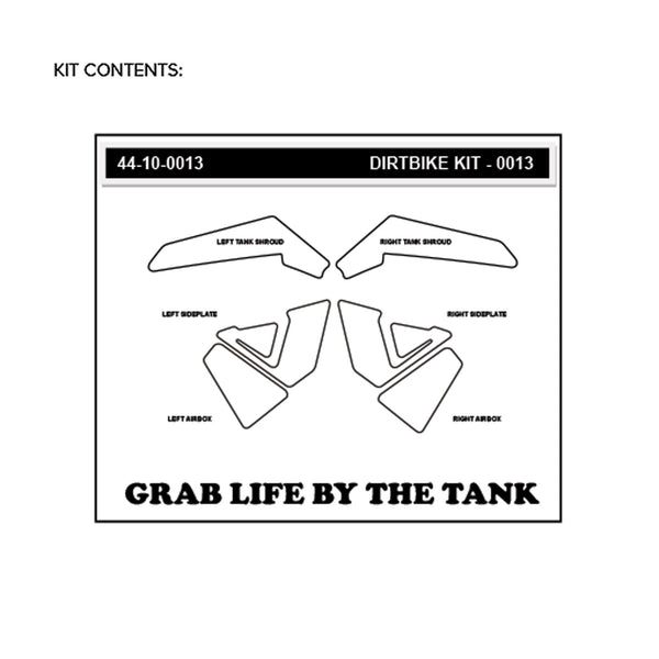 STOMPGRIP Honda CR125R/250R 00-01 Dirt Bike 3D Griptape Kit (0013)