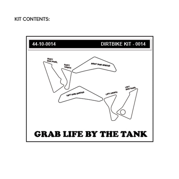 STOMPGRIP Honda CR85R 03-07 Dirt Bike 3D Griptape Kit (0014)