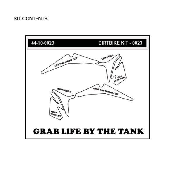 STOMPGRIP Honda CRF250R 10-13 Dirt Bike 3D Griptape Kit (0023)