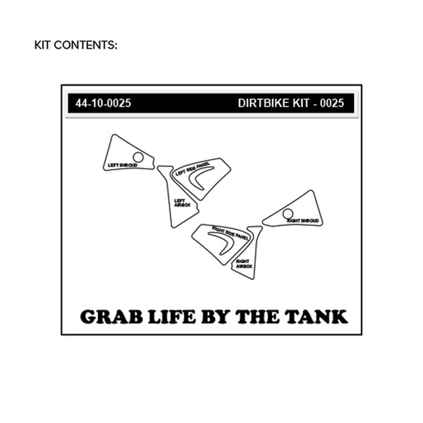 STOMPGRIP Kawasaki KX 125/250 03-07 Dirt Bike 3D Griptape Kit (0025)