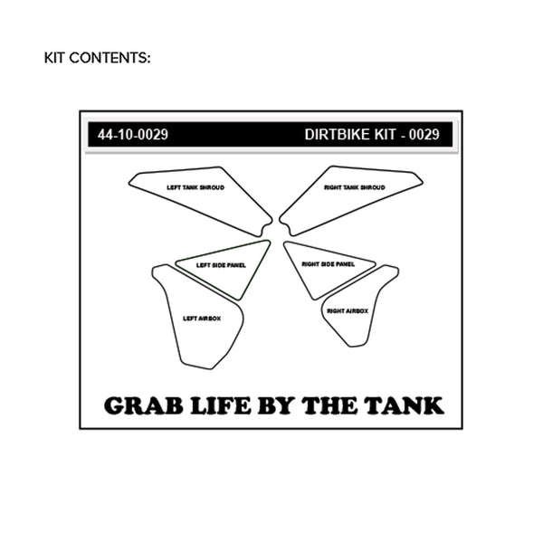 STOMPGRIP Kawasaki KX 250F 04-05 Dirt Bike 3D Griptape Kit (0029)