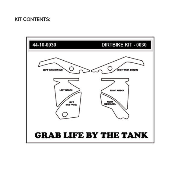 STOMPGRIP Kawasaki KX 250F 13-16 Dirt Bike 3D Griptape Kit (0030)