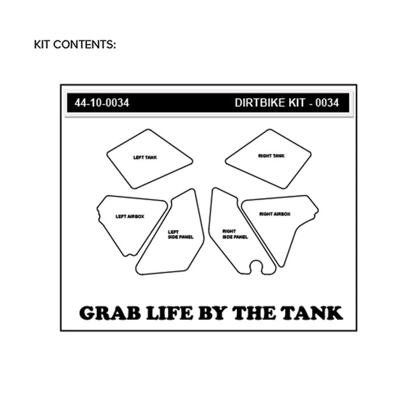 STOMPGRIP Suzuki RM125 01-02 Dirt Bike 3D Griptape Kit (0034)