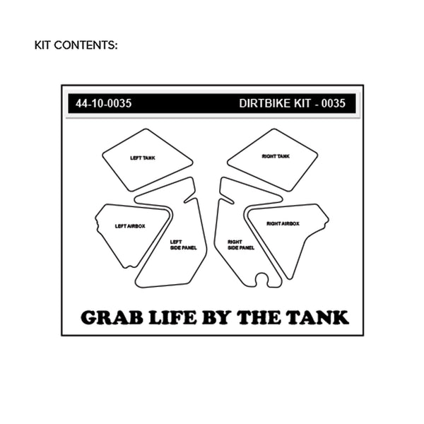 STOMPGRIP Suzuki RM125 03 Dirt Bike 3D Griptape Kit (0035)