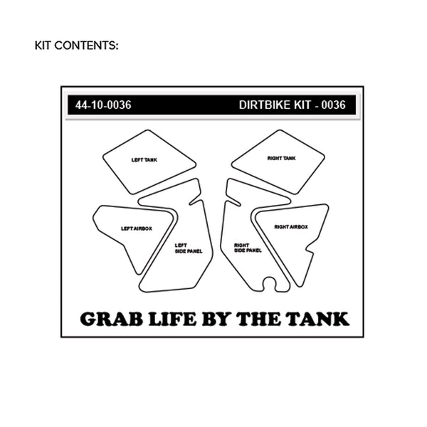 STOMPGRIP Suzuki RM125 04-08 Dirt Bike 3D Griptape Kit (0036)