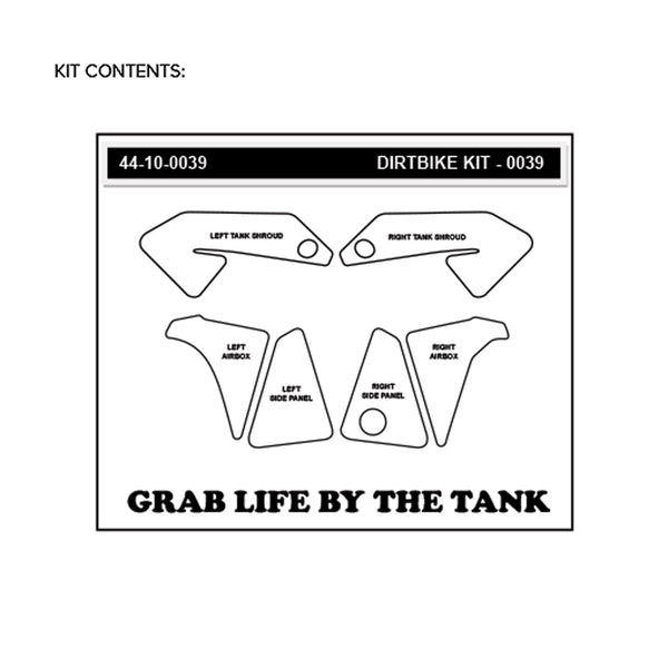 STOMPGRIP Suzuki RM-Z450 04-06 Dirt Bike 3D Griptape Kit (0039)
