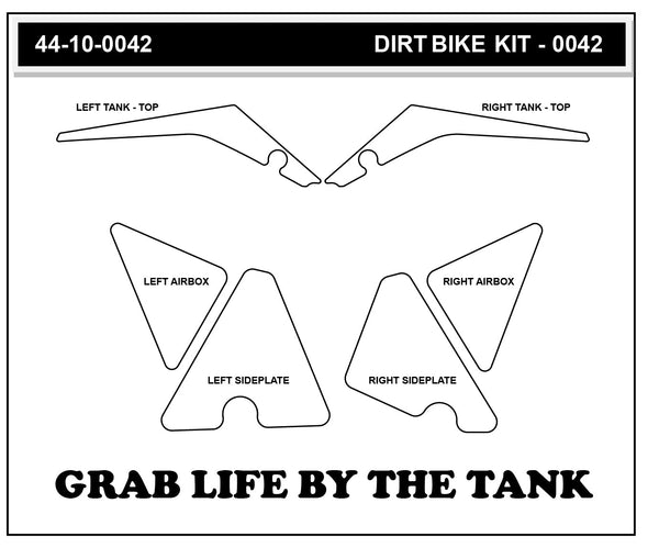 STOMPGRIP Suzuki RMX450Z 17-19 Dirt Bike 3D Griptape Kit (0042)