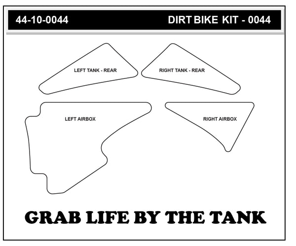 STOMPGRIP KTM 125/200/250/300/450/525 EXC 03 Dirt Bike 3D Griptape Kit (0044)