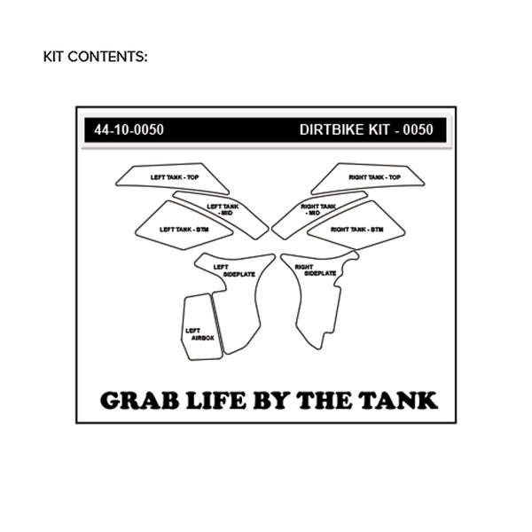 STOMPGRIP KTM 125/150/250 SX/XC 2011 Dirt Bike 3D Griptape Kit (0050-1)