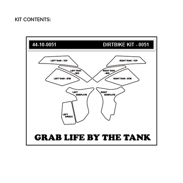 STOMPGRIP KTM 450 SMR 12-13 Dirt Bike 3D Griptape Kit (0051-4)