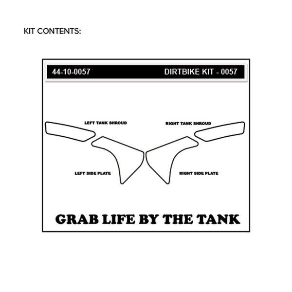 STOMPGRIP Kawasaki KX 85/100 14-26 Dirt Bike 3D Griptape Kit (0057)