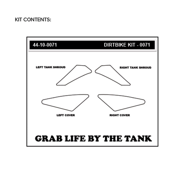 STOMPGRIP Kawasaki KLX 110/112/L 10-26 Dirt Bike 3D Griptape Kit (0071)
