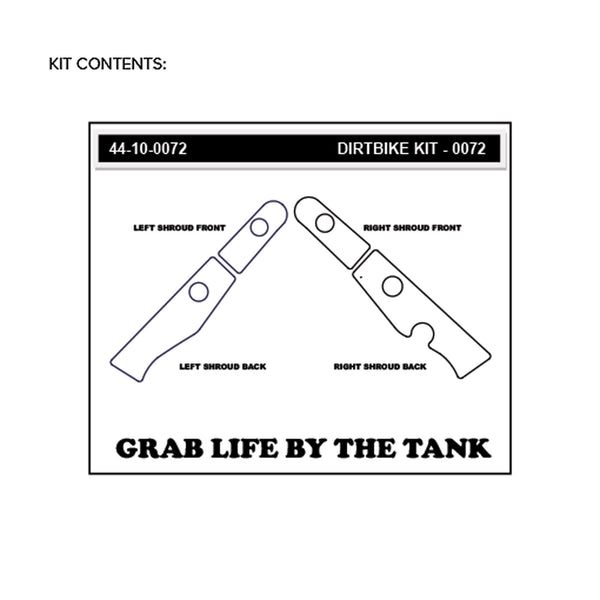 STOMPGRIP Kawasaki KX 250F 17-20 Dirt Bike 3D Griptape Kit (0072)