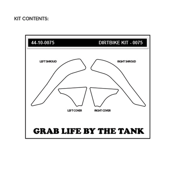 STOMPGRIP Honda CRF450R/RWE/RX/X 17-20 Dirt Bike 3D Griptape Kit (0075)