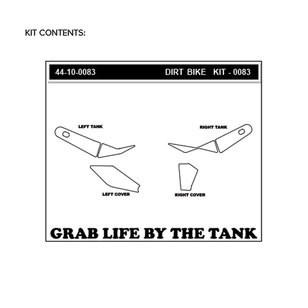 STOMPGRIP Kawasaki KX 250/X/XC 21-23 Dirt Bike 3D Griptape Kit (0083)