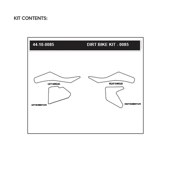 STOMPGRIP KTM 85 SX 18-24 Dirt Bike 3D Griptape Kit (0085)