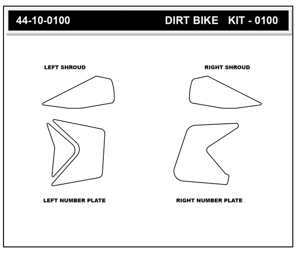 STOMPGRIP GASGAS MC 85 25-26 Dirt Bike 3D Griptape Kit (0100-1)